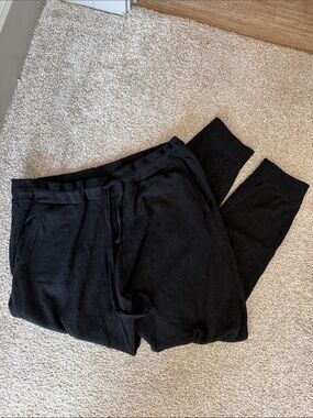 The Reset Wool and Cashmere Black Women's Jogger Pants -